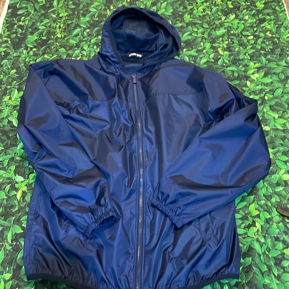 Lands End rain jacket Large